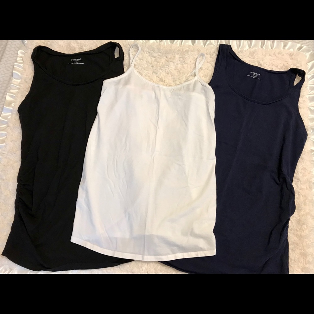 Motherhood Maternity Tank Tops - 3 colors